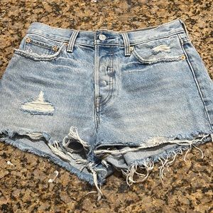 Levi’s High Rise Jean Shorts